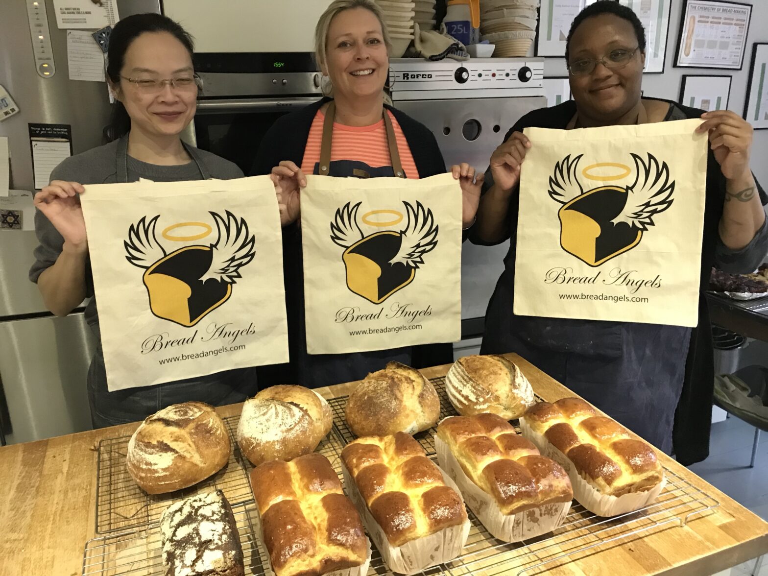 Three new Bread Angels ready to fly the nest